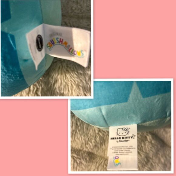 Squishmallows Sanrio Hello Kitty 8" Plush Halloween Frankenstein Stitch Green - Picture 3 of 3